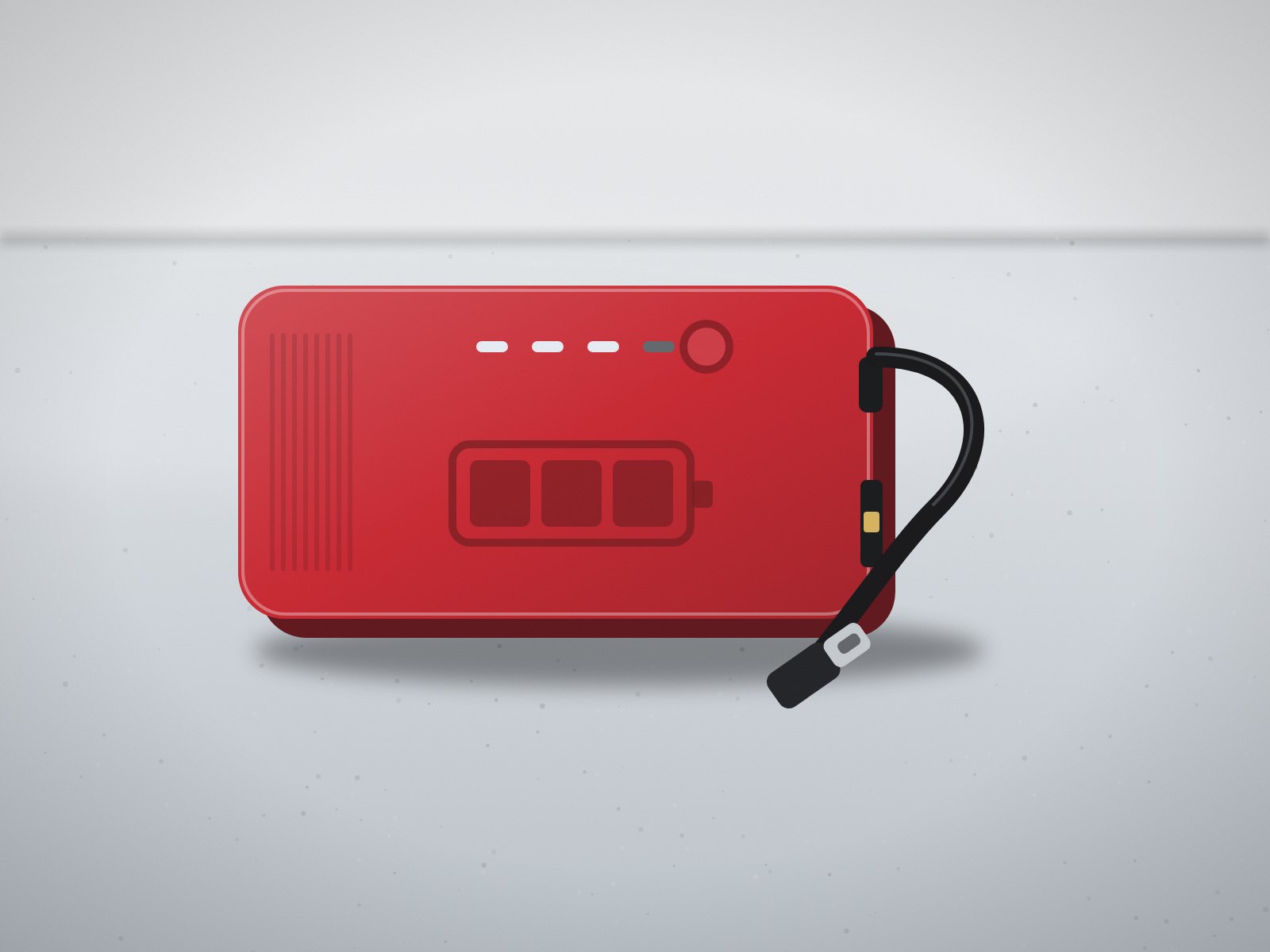 Red power bank